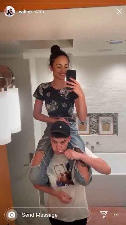 Image - Mia Mon, is pictured with her now ex-boyfriend, WillNE, many moons before their break up. Image - Mia Mon, is pictured with her now ex-boyfriend, WillNE, many moons before their break up.