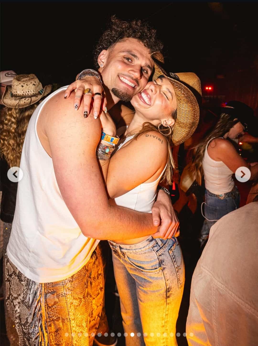 Image - Tianna Robillard, is pictured with her current boyfriend, Adrien Nuñez, back in May 2026.