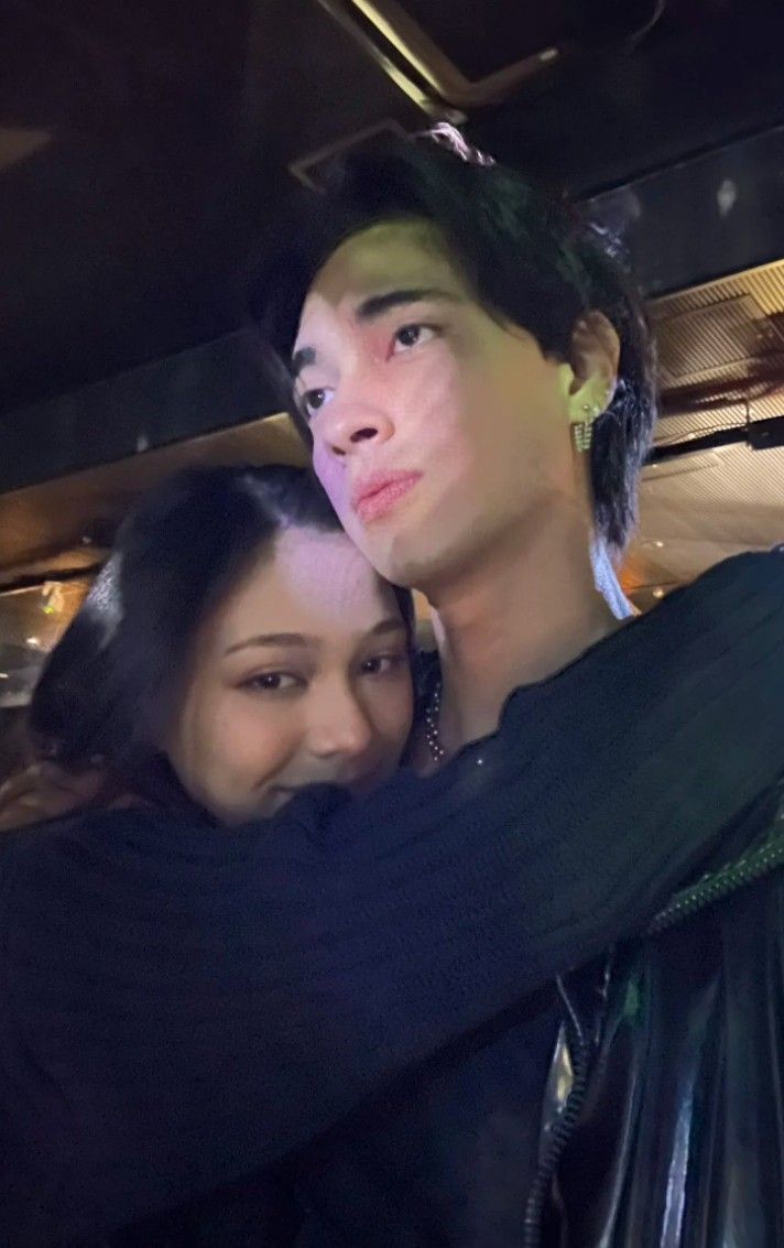 Image - Gela Walter, is pictured with her boyfriend, Sebastian Moy.
