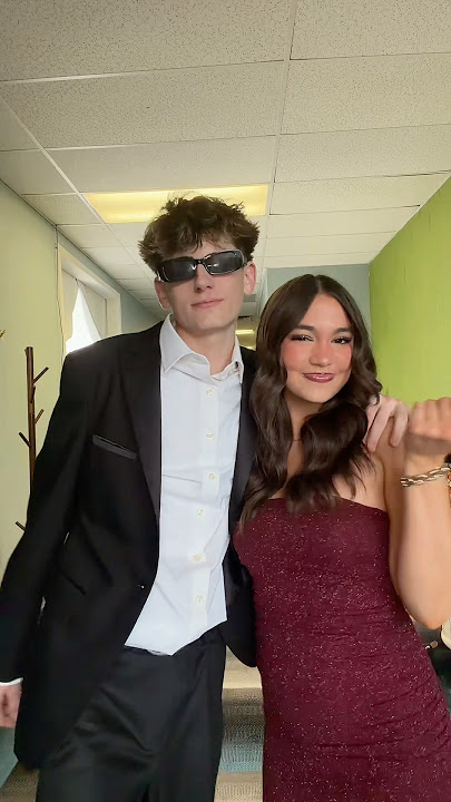 Image - Reese Herron, is pictured with her boyfriend, Quinn Mendenhall, for prom, back in April 2026.